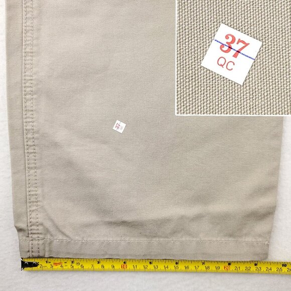 5.11 Tactical Series Cargo Pants Canvas Khaki 74251 Men's "44x32" Real 42x33 NWT - Picture 9 of 12